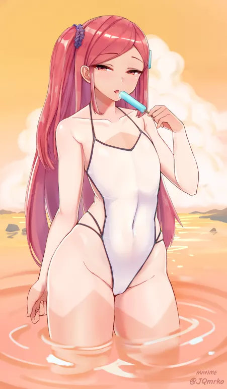 B11 Night Angel Swimsuit Popsicle (Manme) [Last Origin] by sequence_string