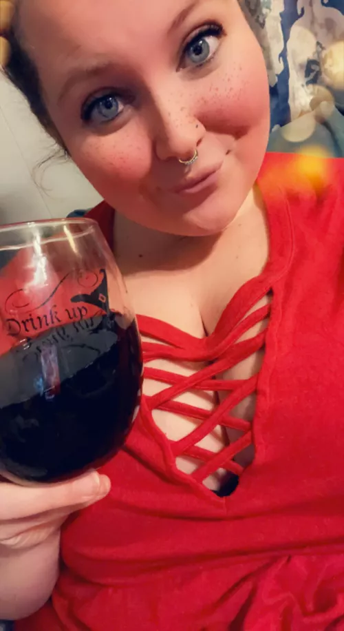 Baby can have wine tonight 💕 by Babyblueeyes193