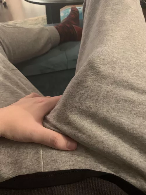 Back at it again with the grey sweatpants by dickphotographer