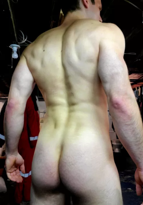 Back day in the gym but I think it's critical to bring the butt out by kyjelly31