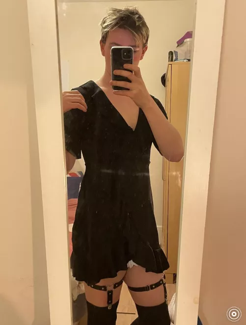 Back in Black 🖤 by An_English_Femboy