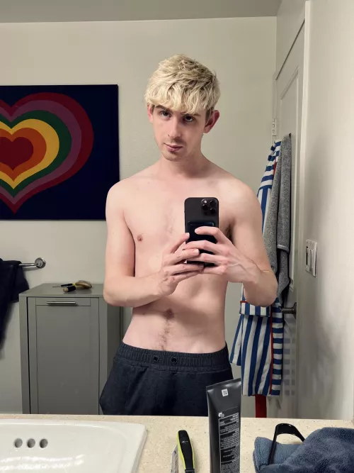 Back to working from home and my haircut cancelled, but at least I can wear whatever I want to work again :) by j0hnnyb0i94