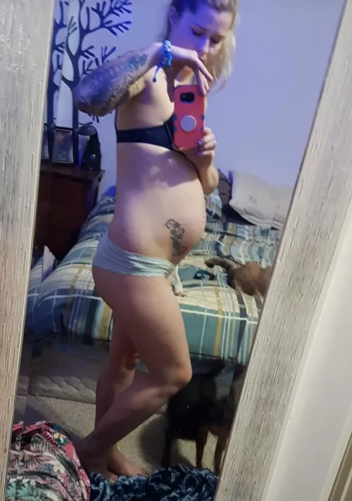 Back when I was at 7 months by alainaharper66