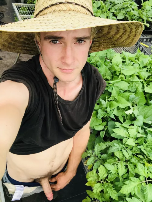 Back when I was blonde and it was 85 degrees by farmgay92