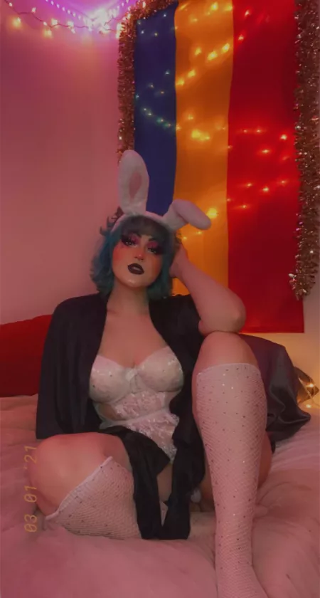 bad bunny 😈🐰 by chubbygothbimbo