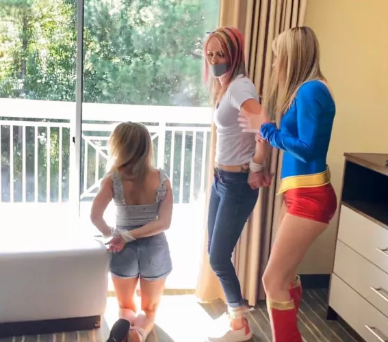 Bad gals Kody Evans and Claire Irons try to escape London Evans in Ultra Girls Mistake. Will they succeed? Find out at tiedtales. by tiedtales