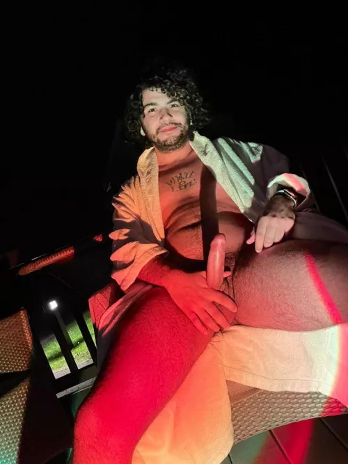 Balcony boner by DJ-fat-pussy