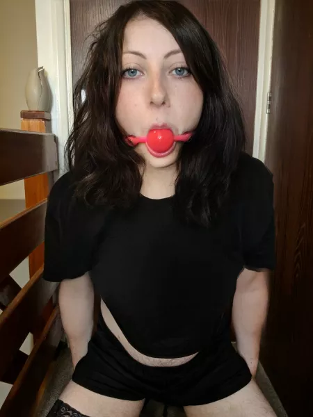 Ball gagged Gothically by BDSMPony