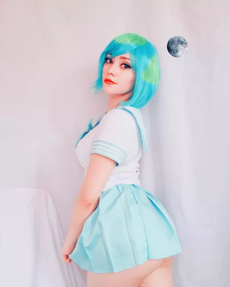 Baphokitty as Earth-Chan by NationPresident