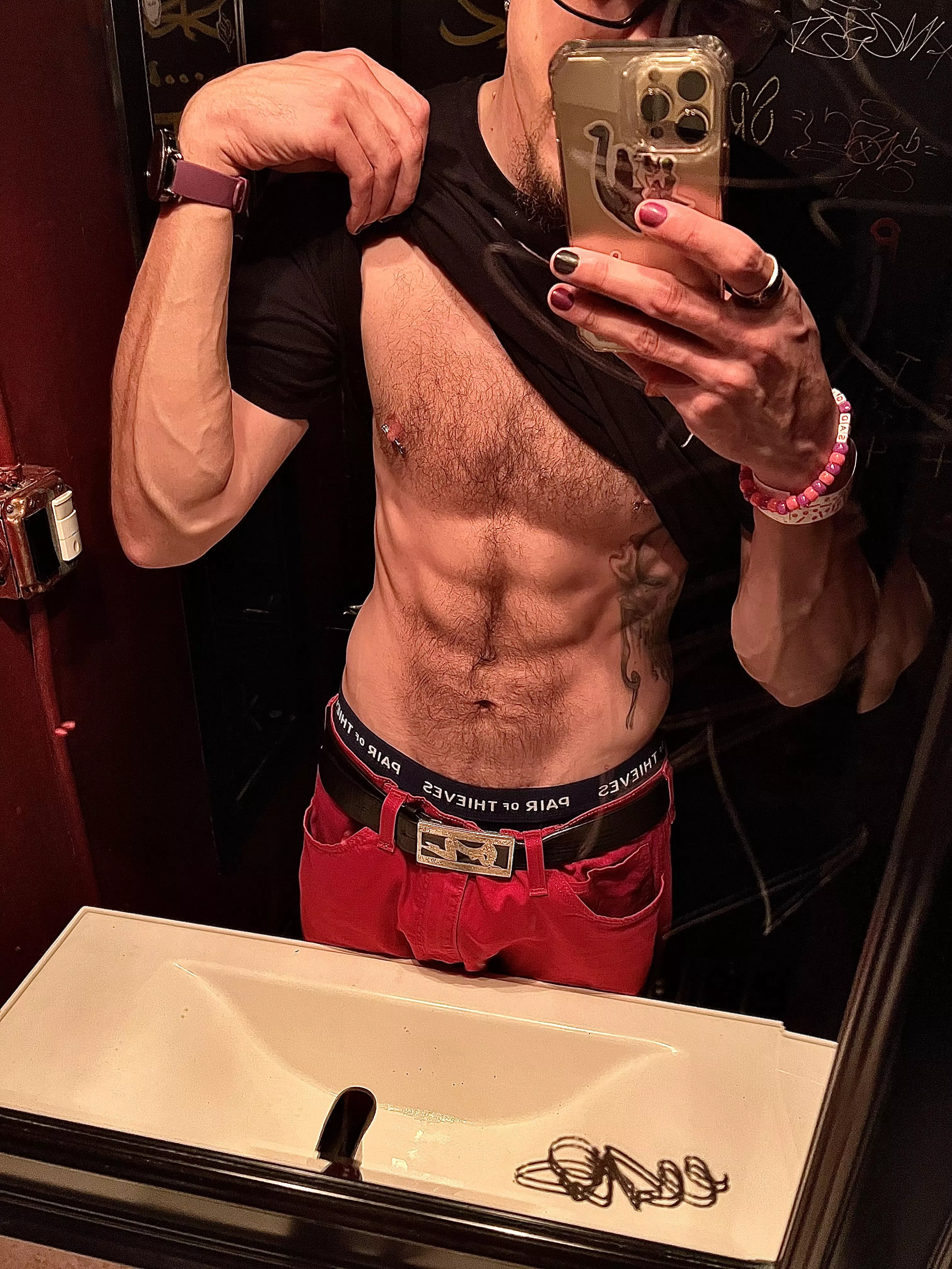 Bar bathrooms have the best lighting posted by 4in_is_enough