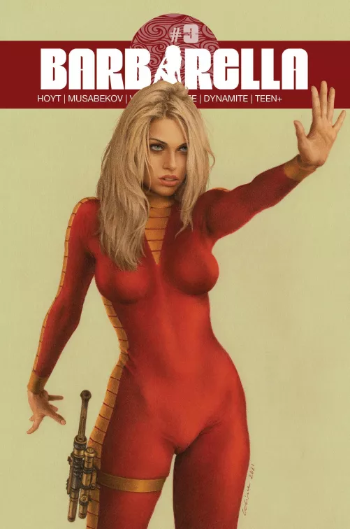 Barbarella Variant cover [Barbarella (2021) #3] by FrankyHan