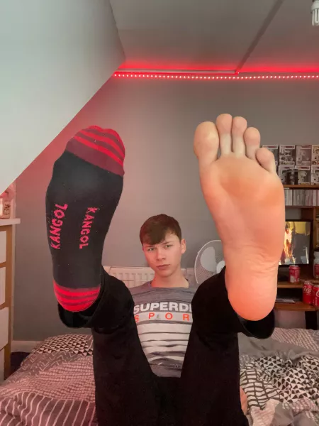 bare or socked? 😊 by ember_tw1nk