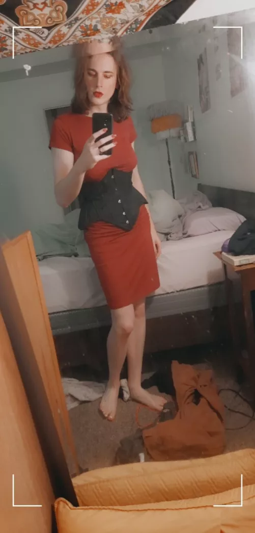 Barefoot and corset? by firefall3n