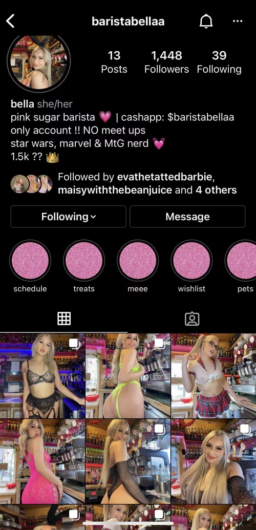 @baristabellaa anyone know her onlyfans ? by Jflyboy113