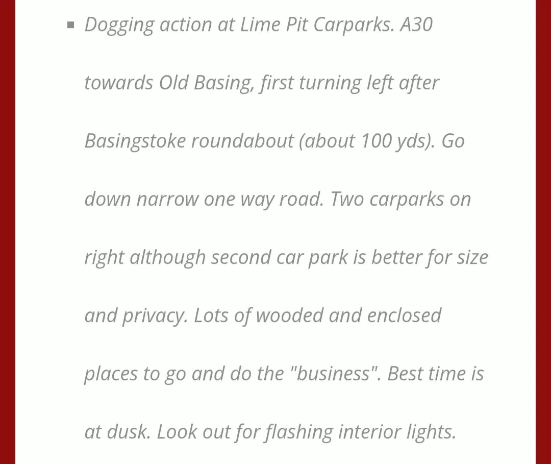 Basingstoke? posted by Notanon1