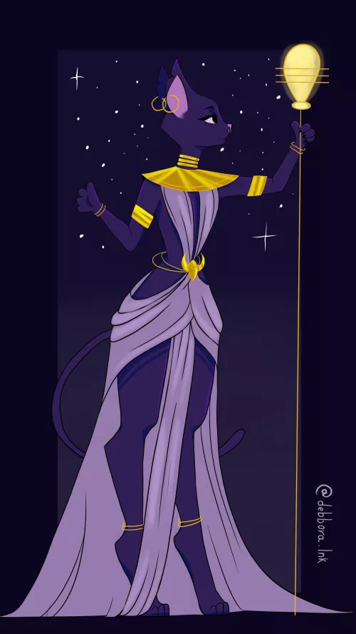 BASTET | Art By Me (debbora.ink) | I think i'm getting better by debboraink