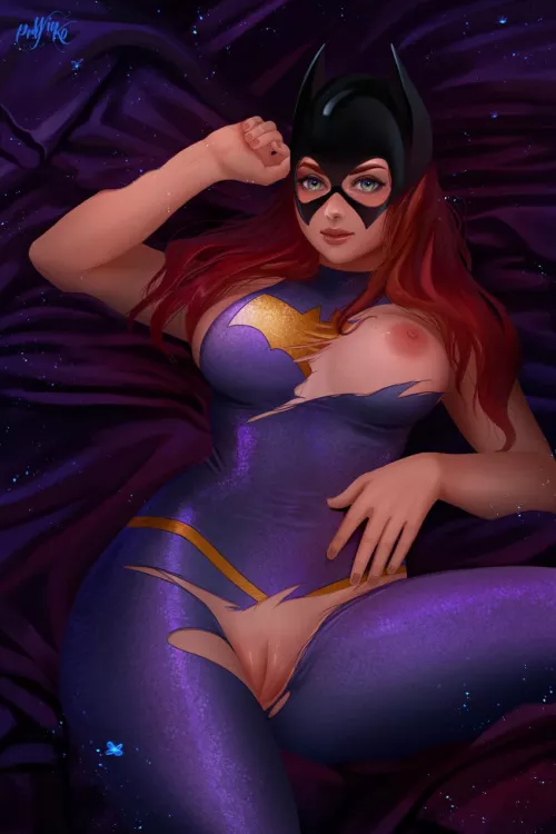 Batgirl after a battle (Prywinko) [DC Comics, Batman, Batgirl] by TygerPowers75