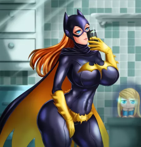 Batgirl selfie by organizeit2