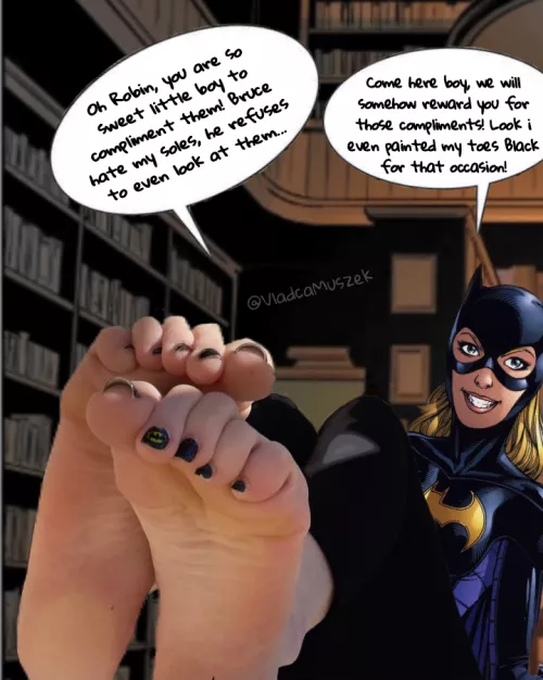 Batgirl soles (OC) by VladcaMuszek