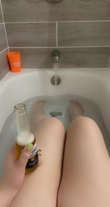 Bath beer, almost better than shower beer…. Almost lol 34 [F] by Personal_Koala_1224