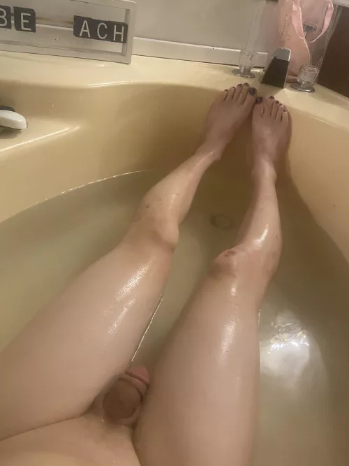 Bath time for this sissy by Mediocre-Demand4665