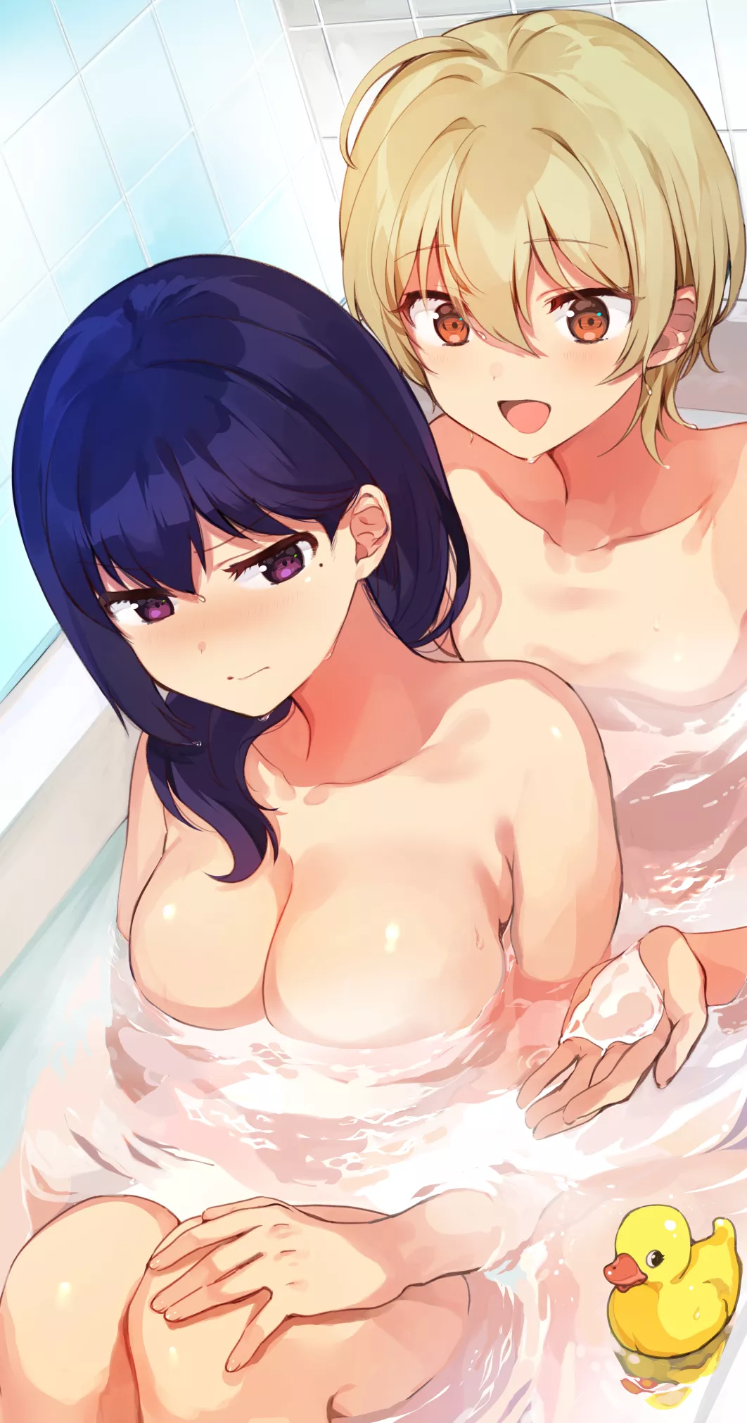 Bath together 💕 [Sekai de Ichiban Oppai ga Suki] ( 1062×2021) posted by [deleted]