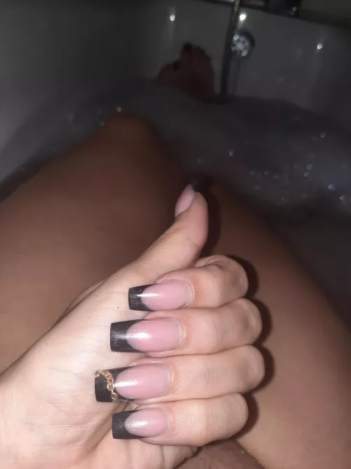 Bath with my new nails and matching toes 😍 by extra_sarah