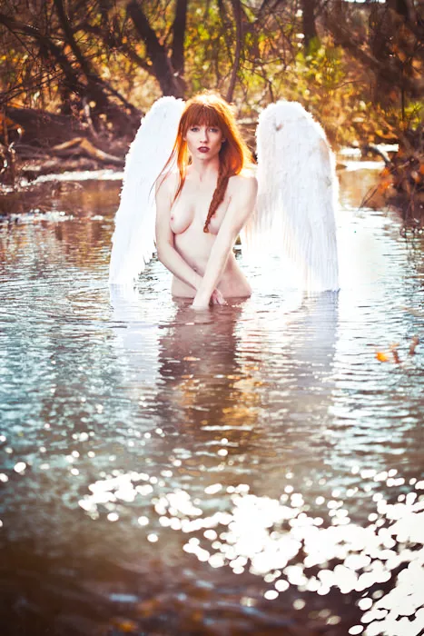Bathing angel posted by zadieblack
