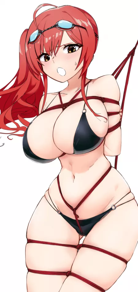 Bathing suit Bondage by rioot123