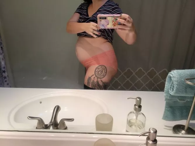 Bathroom panty flash at work today!! by IntheStars802