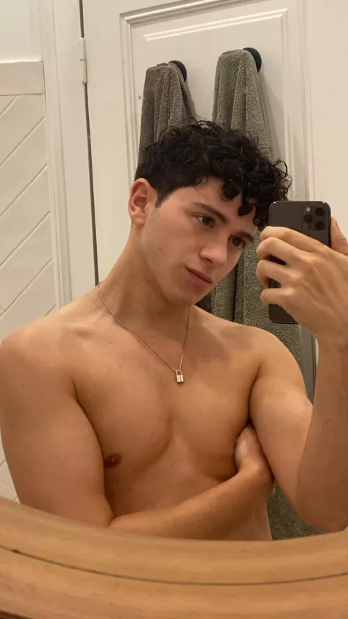 Bathroom selfie by nathanieljosephcroft