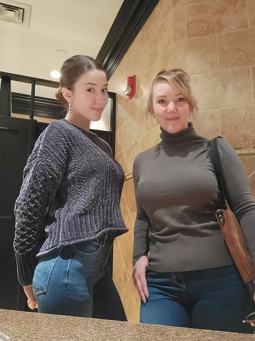 Bathroom selfie with my mom! [F19] [F48] by jade_love_12345