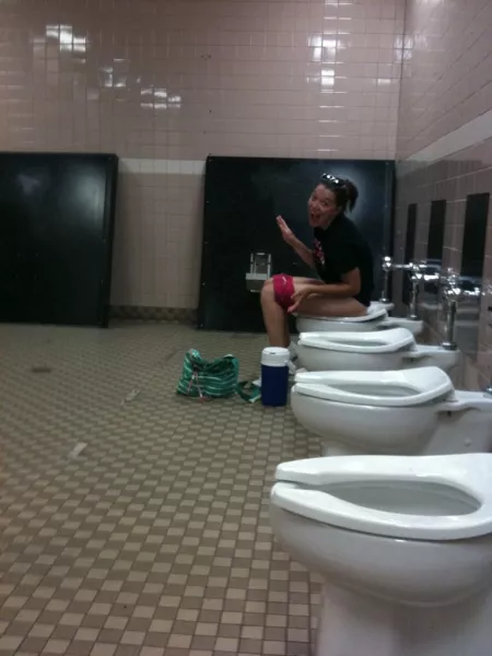 Bathroom's still under construction by CatpainTpyos