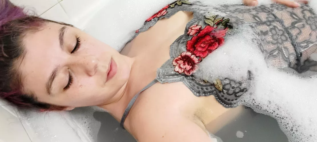 Baths and lingerie are definitely a great combo 33 bi [f] by CherryBerry4u87