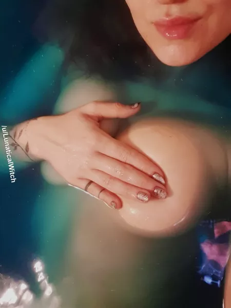 Baths can get lonely. Undress and join me 😈 ? by LunaticalWitch