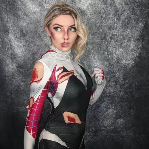 Battle Damaged Spider Gwen by Stacy Cosplays by gruelly4