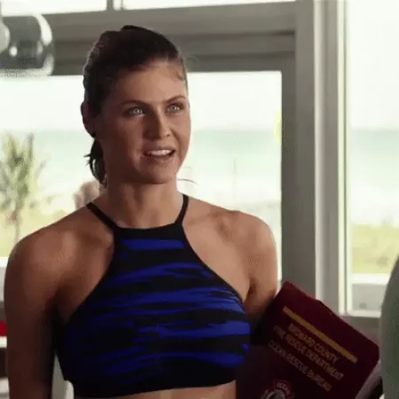 Baywatch Alexandra Daddario Bouncing Boobs. More in comments. (swimsuit-ish enough for me) by 23snappy