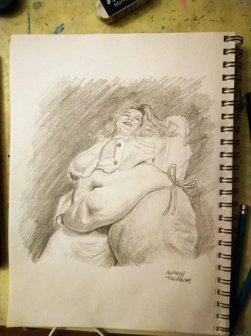 Bbw sketch I made awhile back by Art_By_Ant89