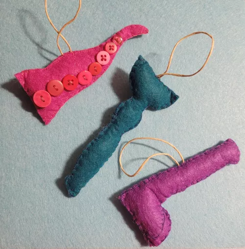 BD inspired ornaments for the bf part 2. by gypsymilf