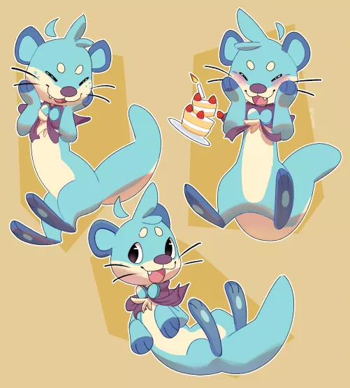 Bday gift for @OliveTeaCake on Twitter! (by me @kofeeo) by Kofeeo