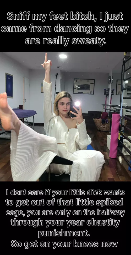 Be a good slave or she will add another year! by mommylover31