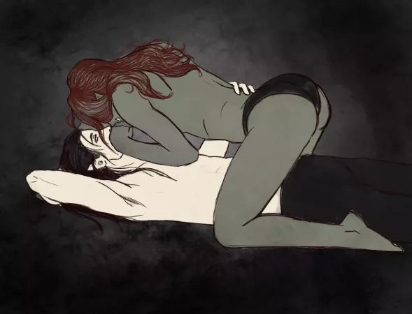 Be quiet, fangs, and I’ll show you the endurance of an orc by BongoQueeny