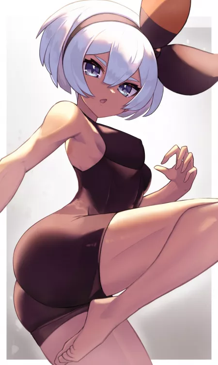 Bea Sportswear Bodysuit (Nuneno) [Pokemon] by sequence_string