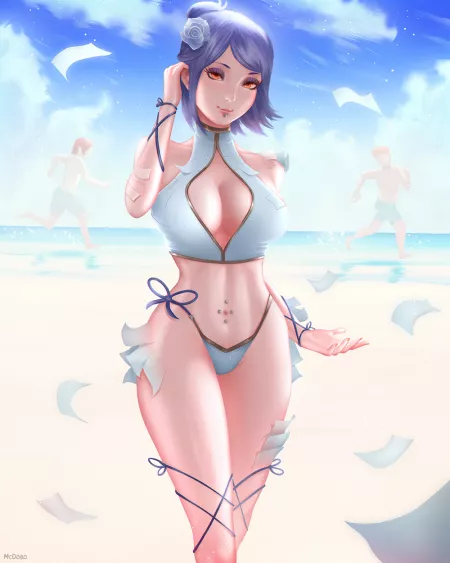 Beach Babe Konan! (McDobo) by Wijin00
