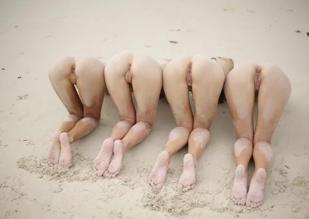 Beach bunnies by Heart_Shaped_Ass