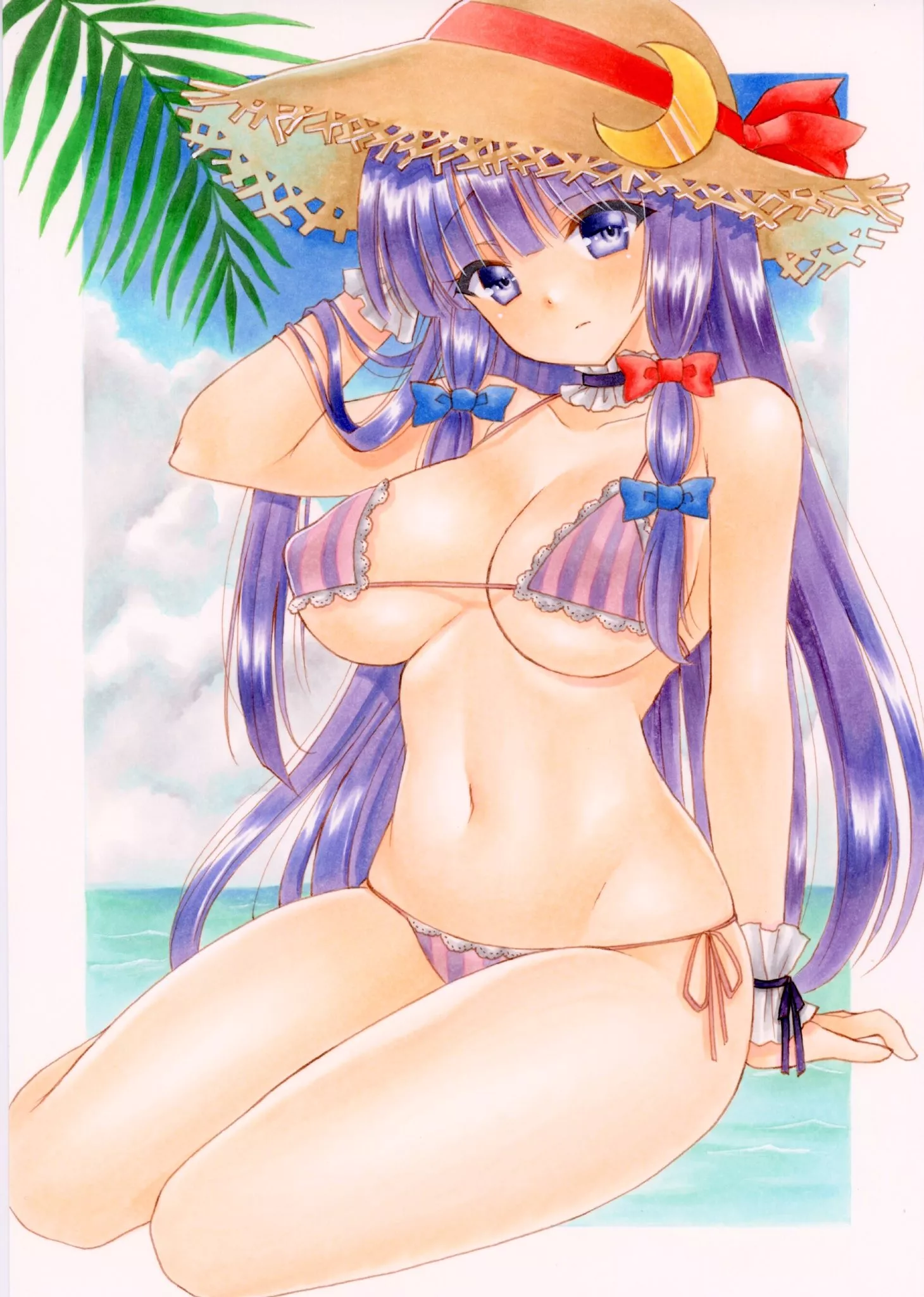 Beach Patchouli [Bikini] posted by NitroxTouhou