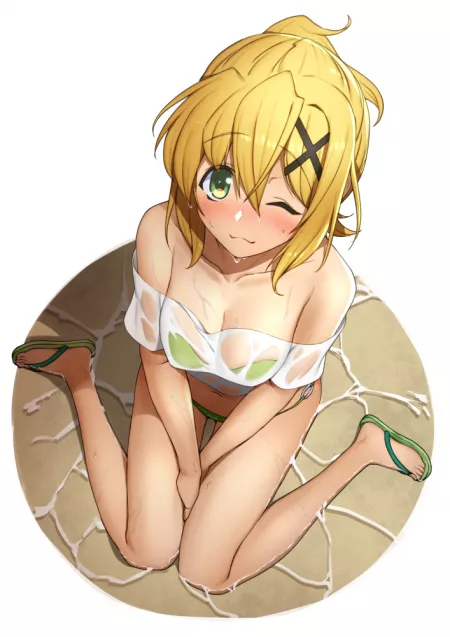 Beach wink. [Symphogear] by chilidirigible