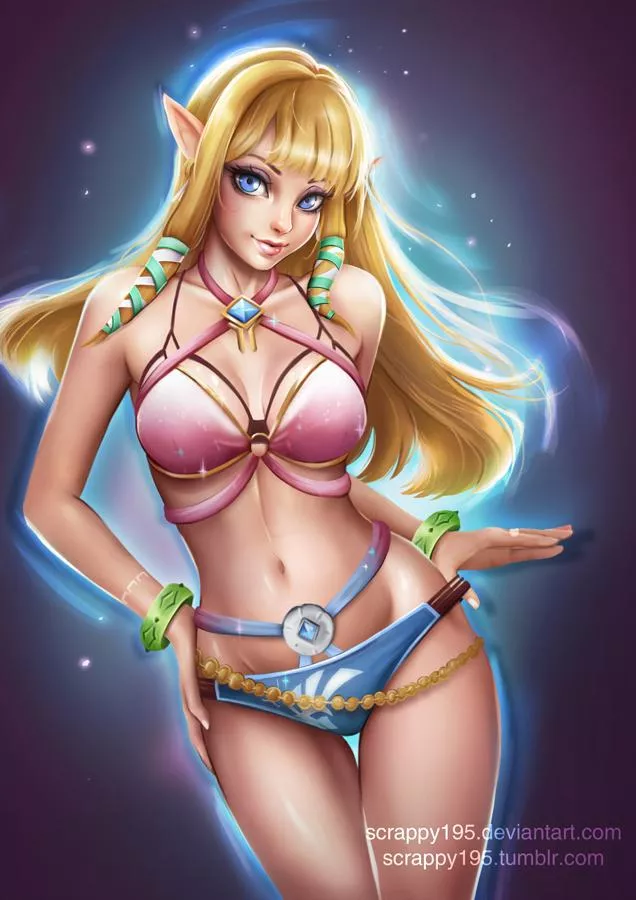 Beach Zelda posted by Not-the-nsfw-account