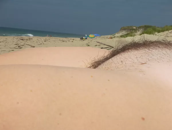 Beaching it! by MiacometNudist