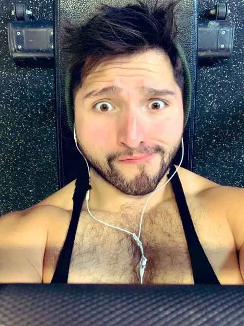 Beanie weather and Chest day is it Friday yet? by Wolfie5891